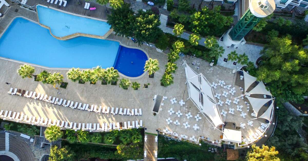 Een foto van het zwembad bij Blue Dreams Resort & Spa
