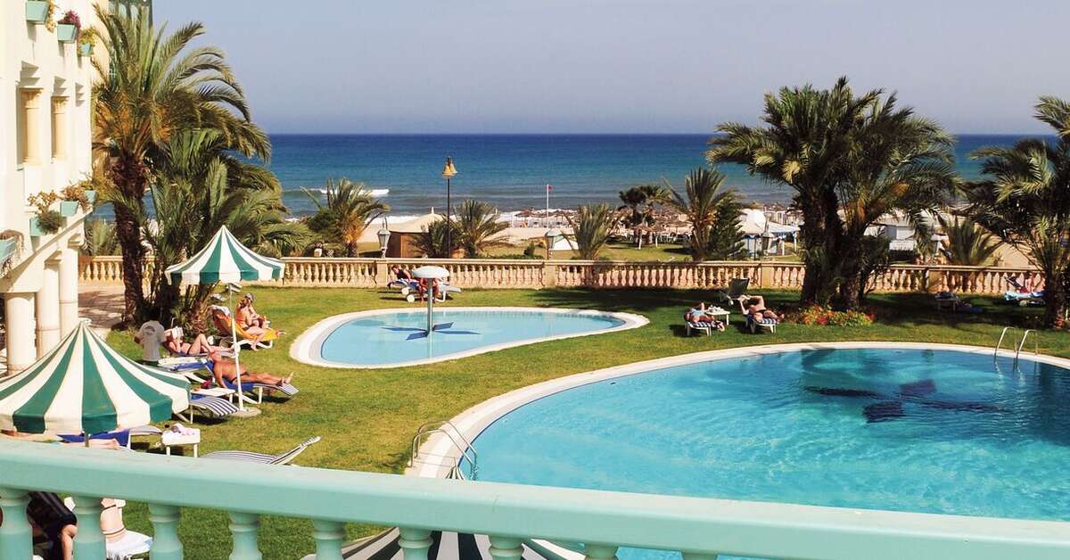 Een foto van het zwembad bij Mehari Hammamet