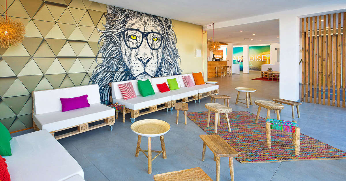 Een foto van het interieur van Vibra Bossa Flow Hotel