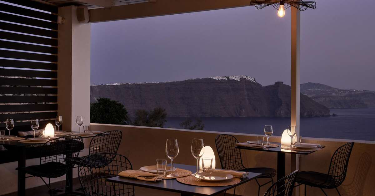Ein Foto Mr & Mrs White Santorini