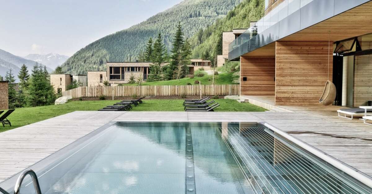 Ein Foto vom Pool im Gradonna Mountain Resort