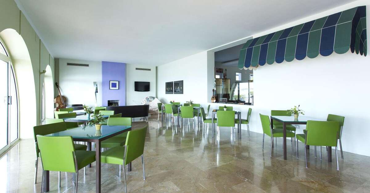 Een foto van het interieur van Art Hotel Gran Paradiso