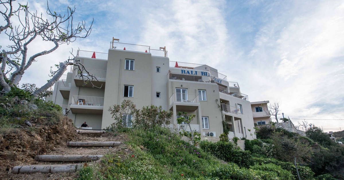 Een foto van de buitenkant van Bali Blue Bay Hotel