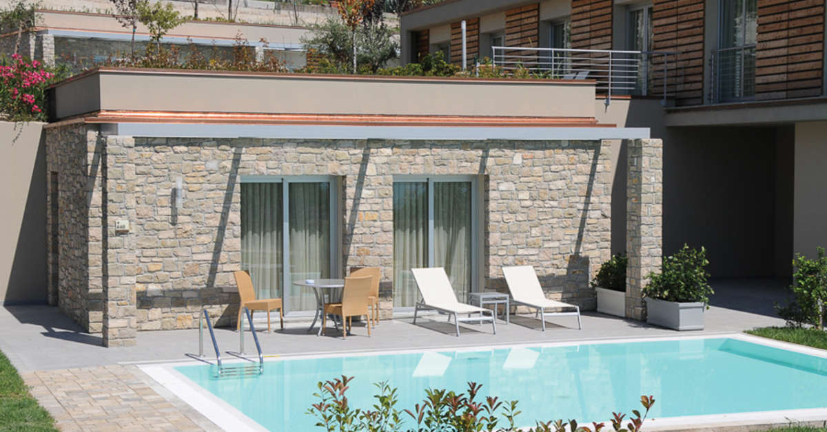 Een foto van het zwembad bij Parc Hotel Germano