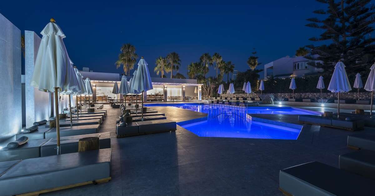 Ein Foto vom Pool im Diamond Boutique Hotel