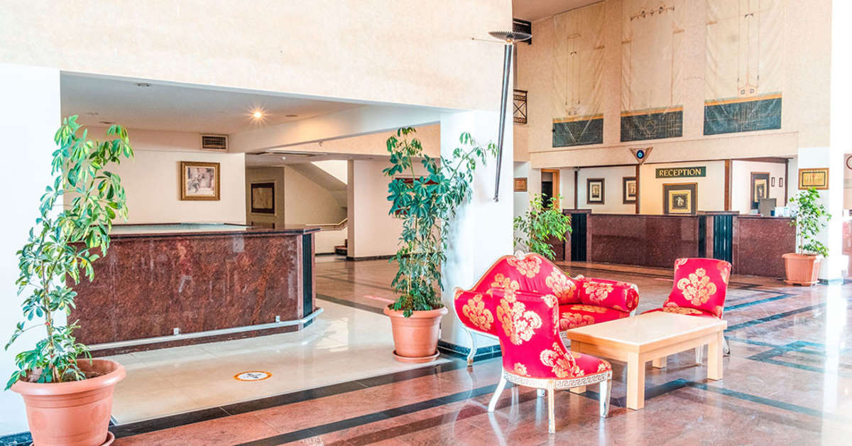 Een foto van het interieur van Ladonia Hotels Del Mare