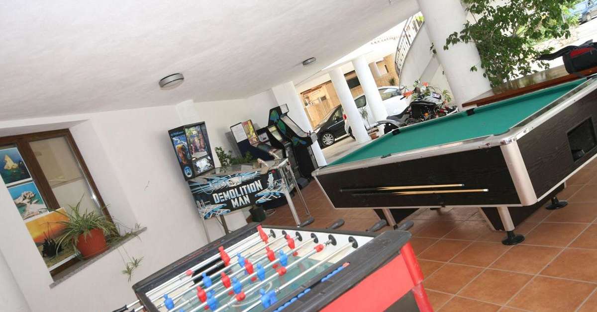 Ein Foto von den Einrichtungen im La Bussola Hotel