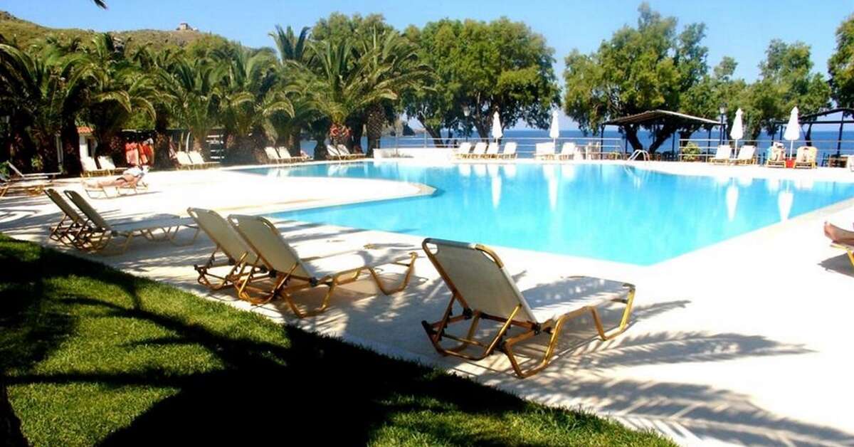 Een foto van het zwembad bij Aphrodite Hotel