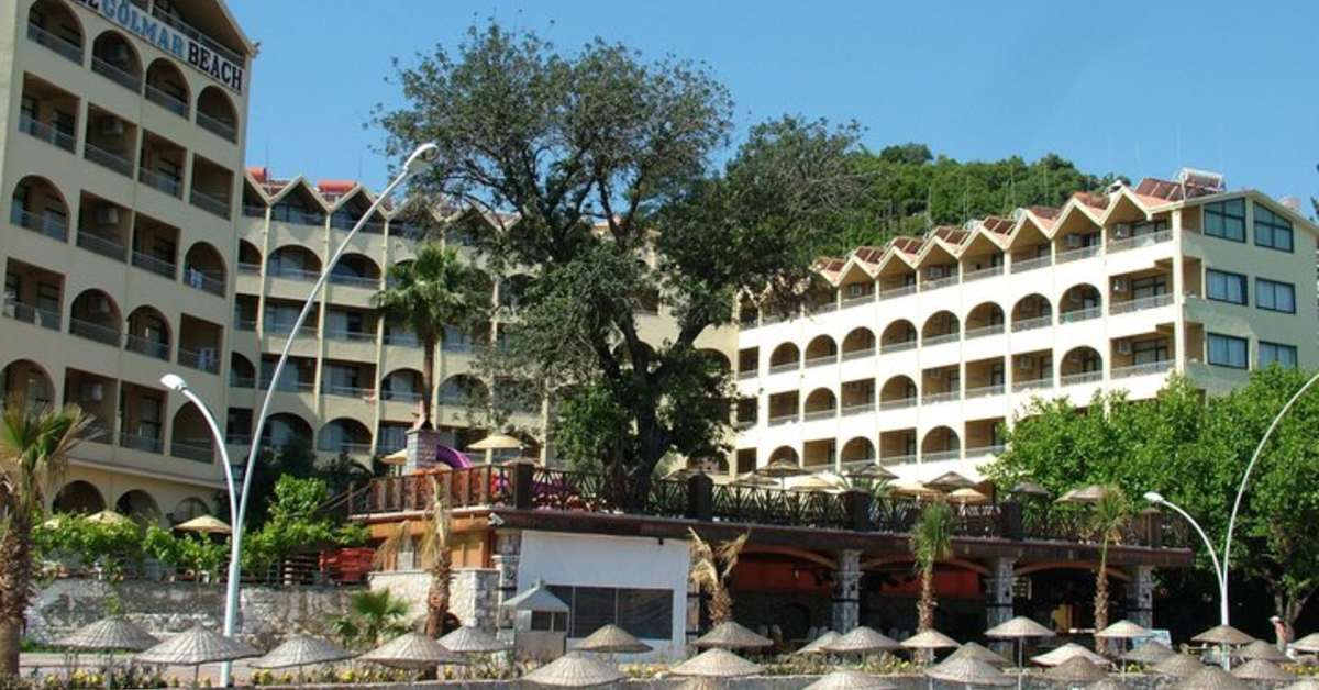 Een foto van het strand bij Gölmar Beach Hotel