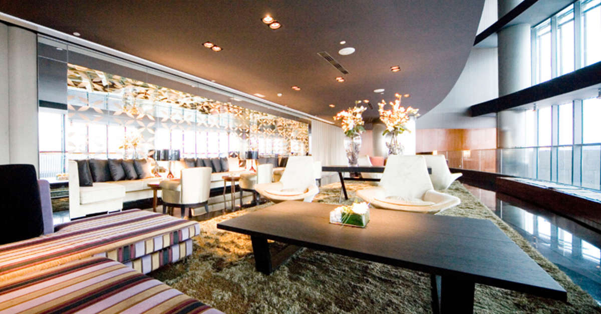 Een foto van het interieur van Eurostars Madrid Tower Hotel