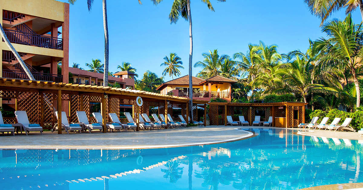 Een foto van het zwembad bij VIK Hotel Cayena Beach