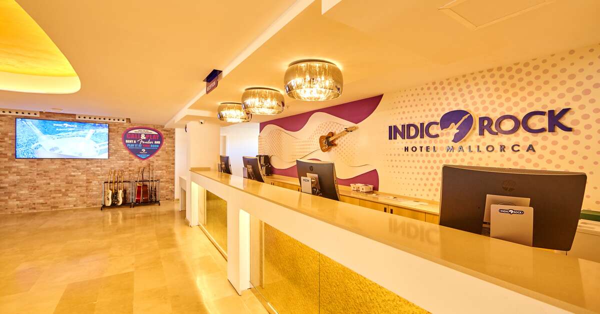 Een foto van het interieur van Indico Rock Hotel
