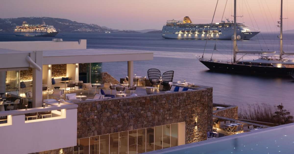 Een foto van de faciliteiten bij Mykonos Riviera Hotel & Spa