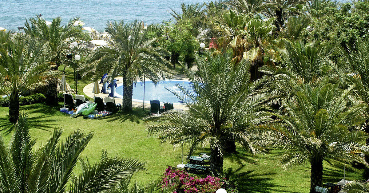 Ein Foto vom Pool im Yetkin Club Hotel