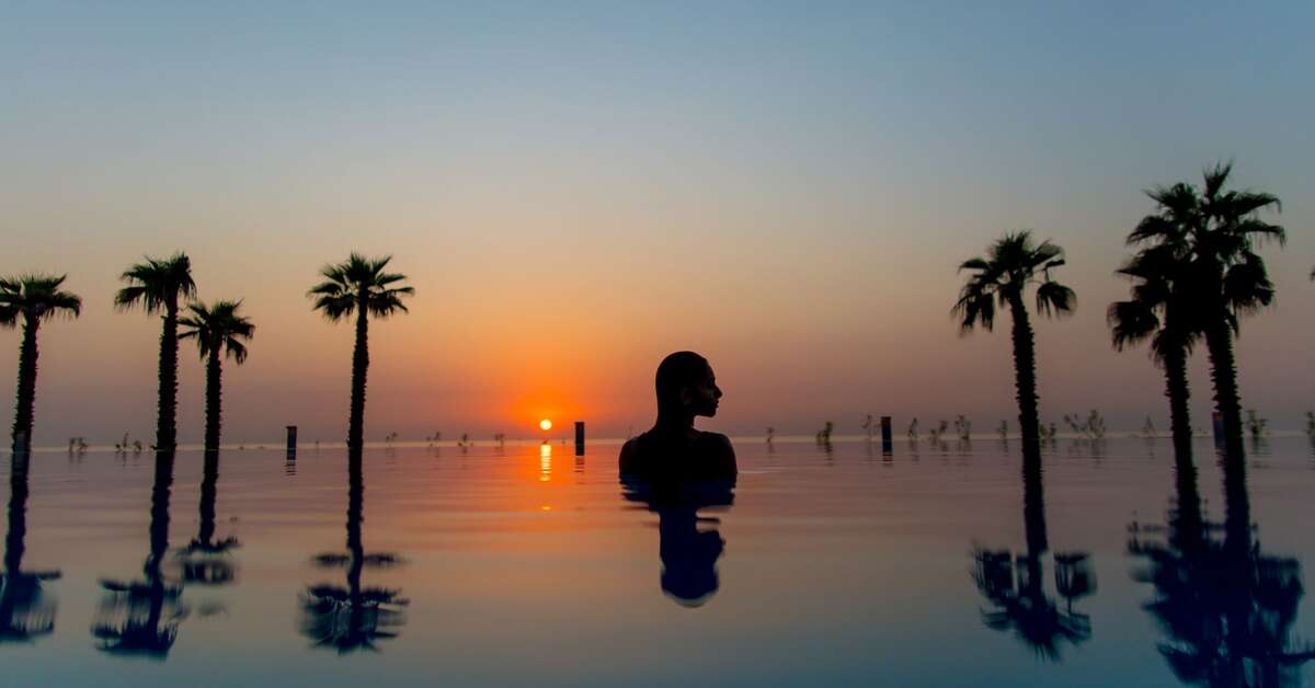 Een foto van het zwembad bij InterContinental Fujairah Resort