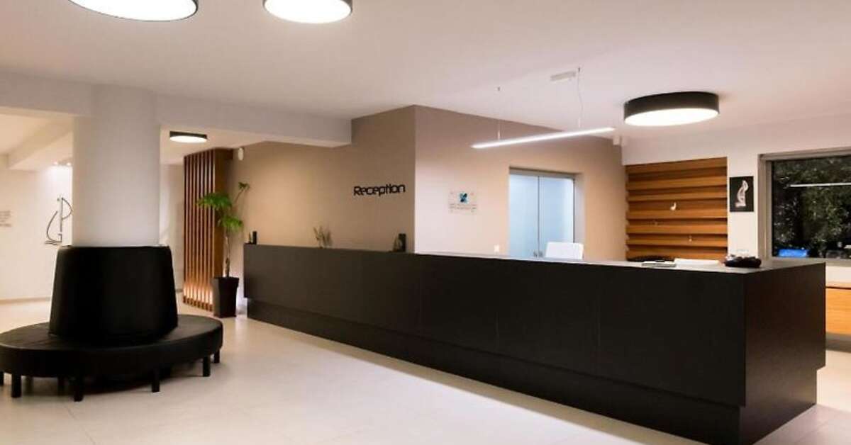 Een foto van het interieur van Princess Golden Beach Hotel