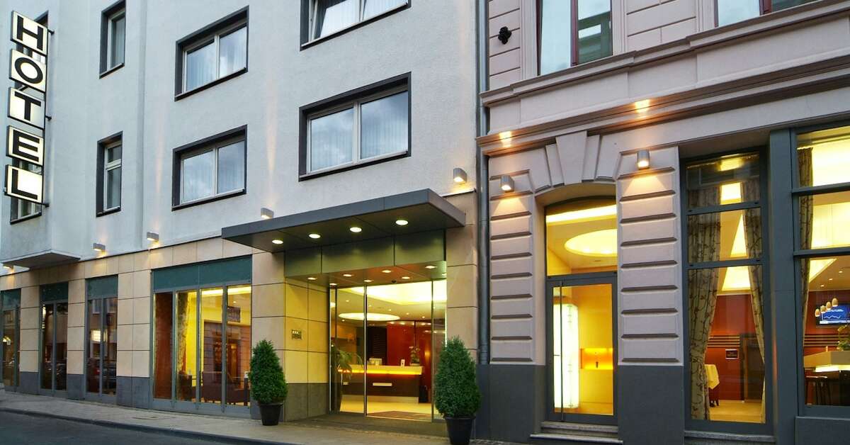 Een foto van de buitenkant van Flandrischer Hof Hotel