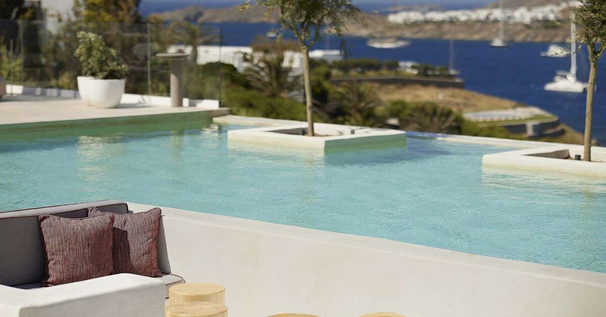 Een foto van het zwembad bij Once in Mykonos