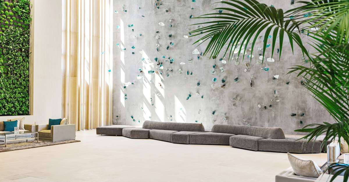 Een foto van het interieur van Sani Dunes Hotel