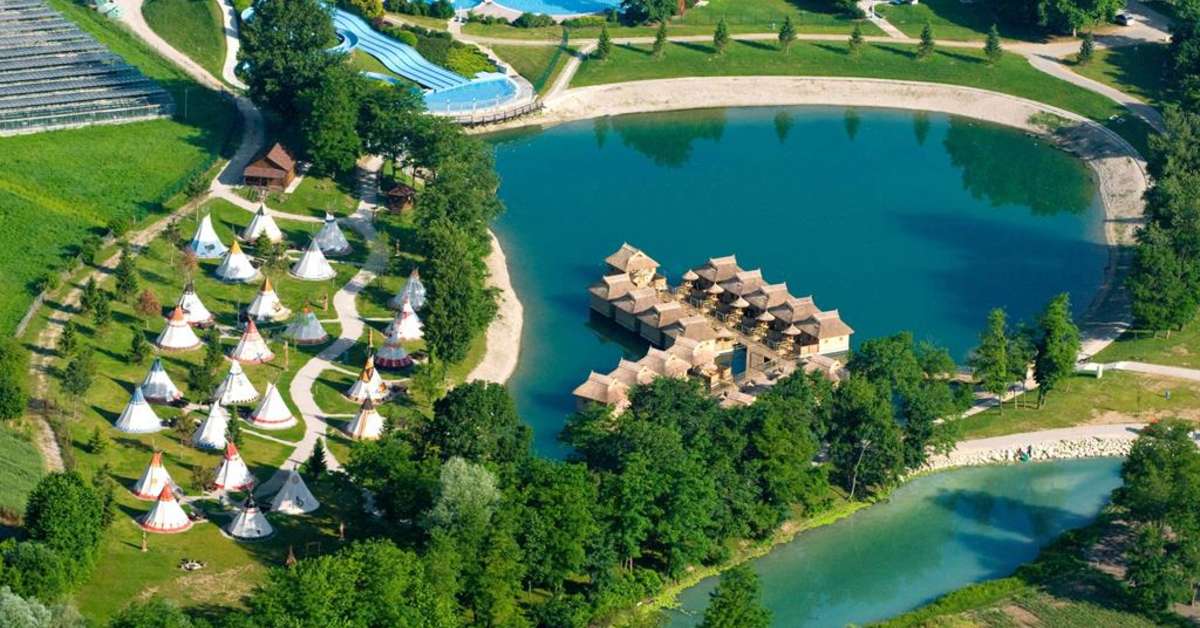 Een foto van een overzicht van Camping Terme Catez