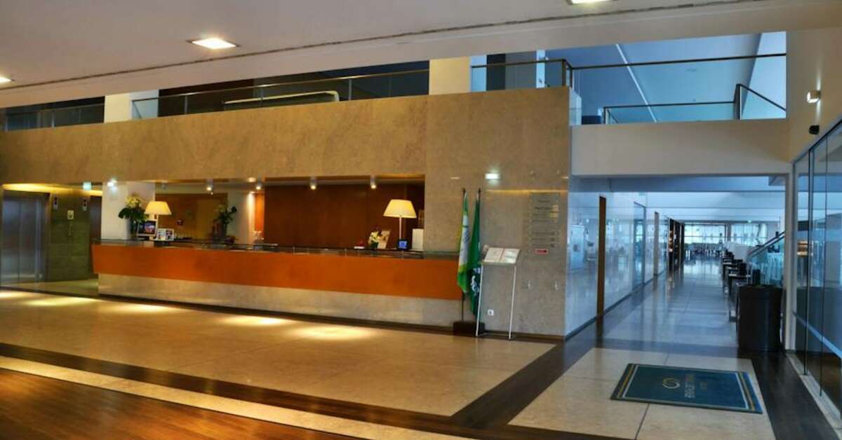 Een foto van het interieur van Hotel Marina Atlantico