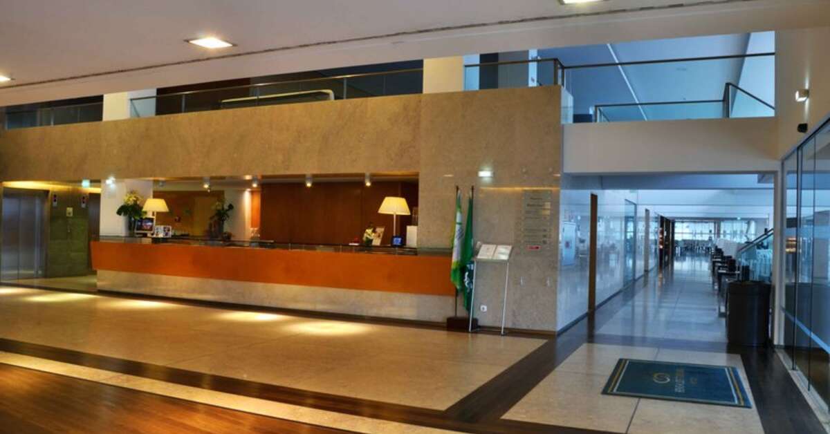 Een foto van het interieur van Hotel Marina Atlantico