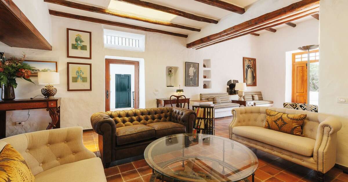 Een foto van het interieur van Hotel El Grifo