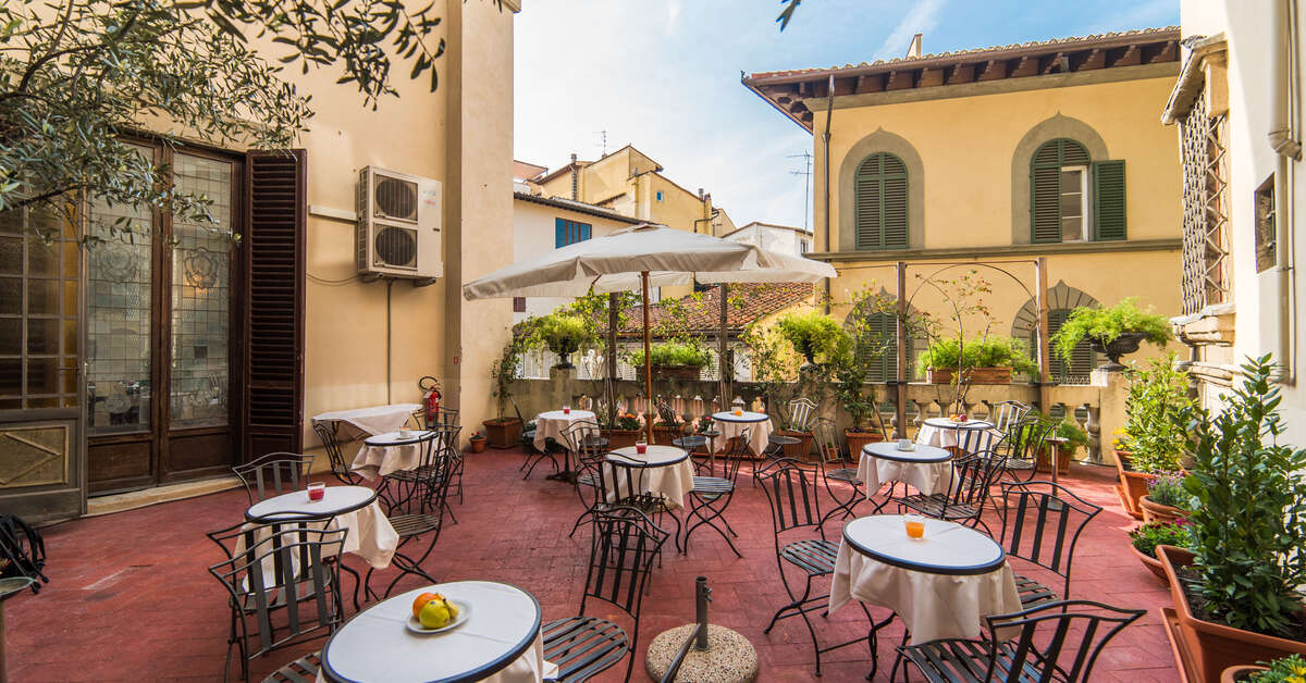 Een foto van de faciliteiten bij Hotel Paris Florence