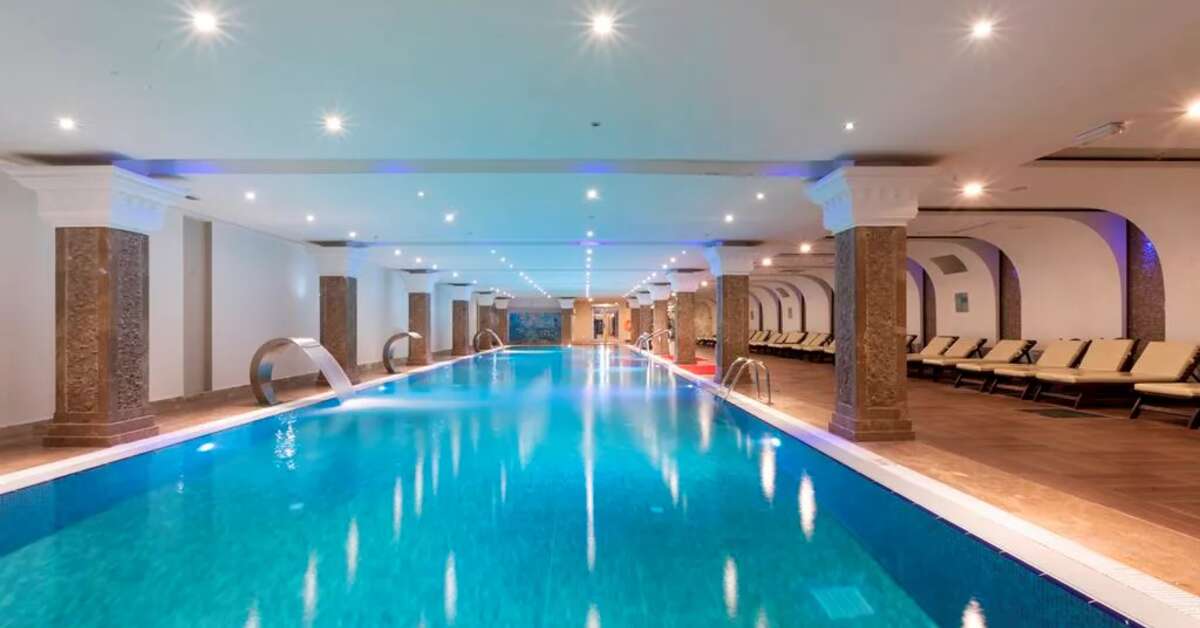 Een foto van het zwembad bij Orange County Kemer Resort Hotel