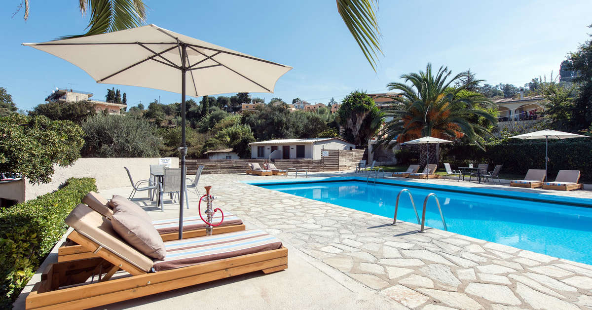 Een foto van het zwembad bij Hotel Anita Corfu