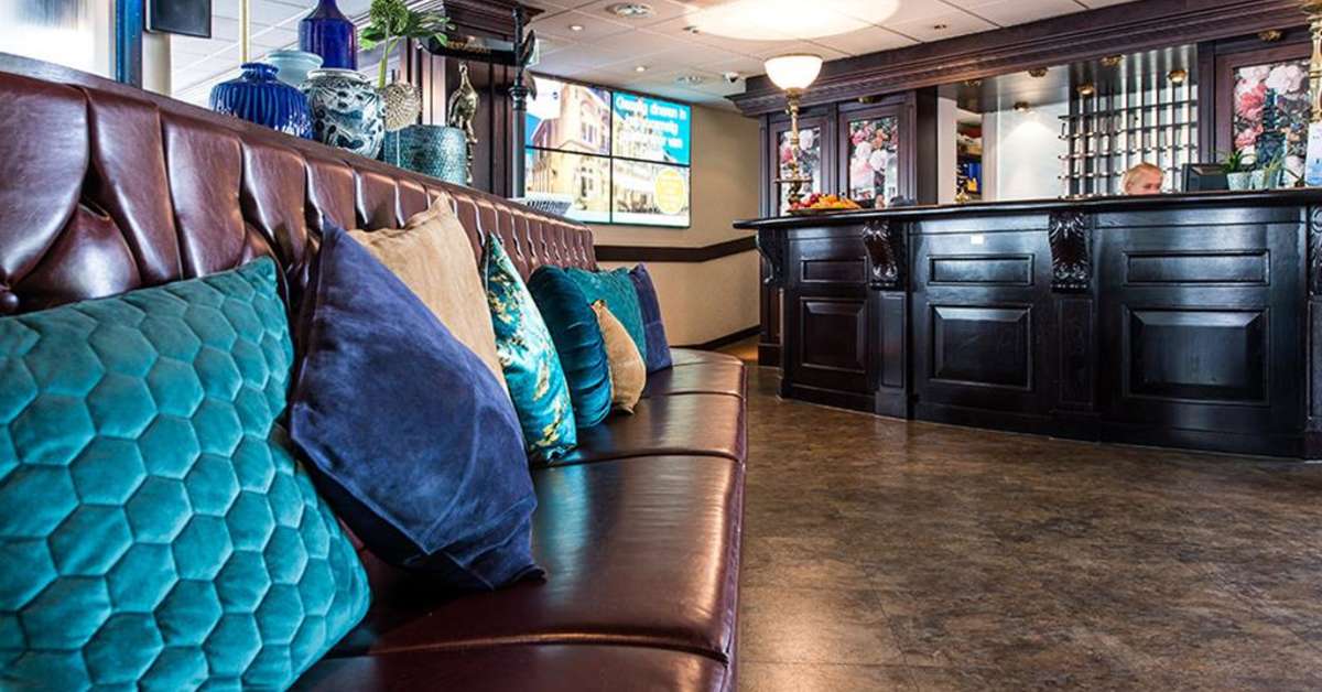 Een foto van het interieur van Fletcher Hotel-Restaurant Arneville