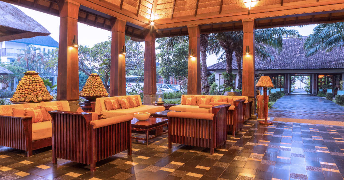Een foto van het interieur van Rama Candidasa Resort & Spa