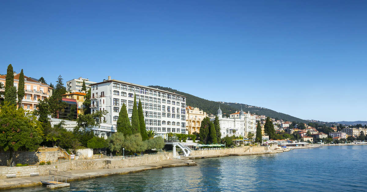 Een foto van een overzicht van Remisens Hotel Kristal