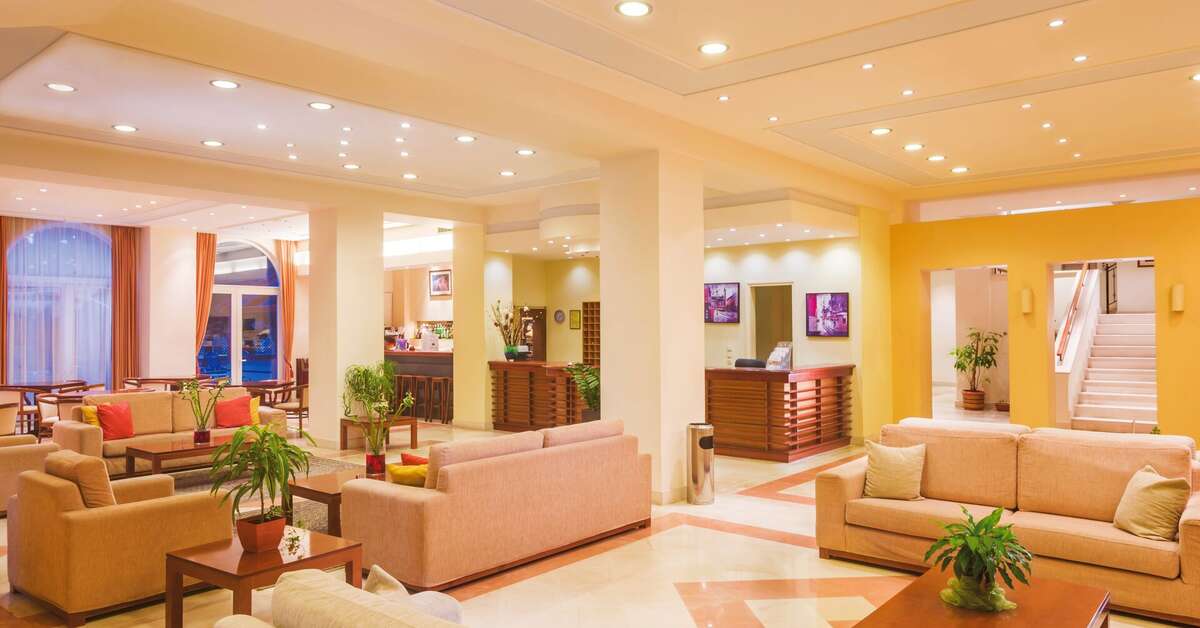 Een foto van het interieur van Corfu Hellinis Hotel