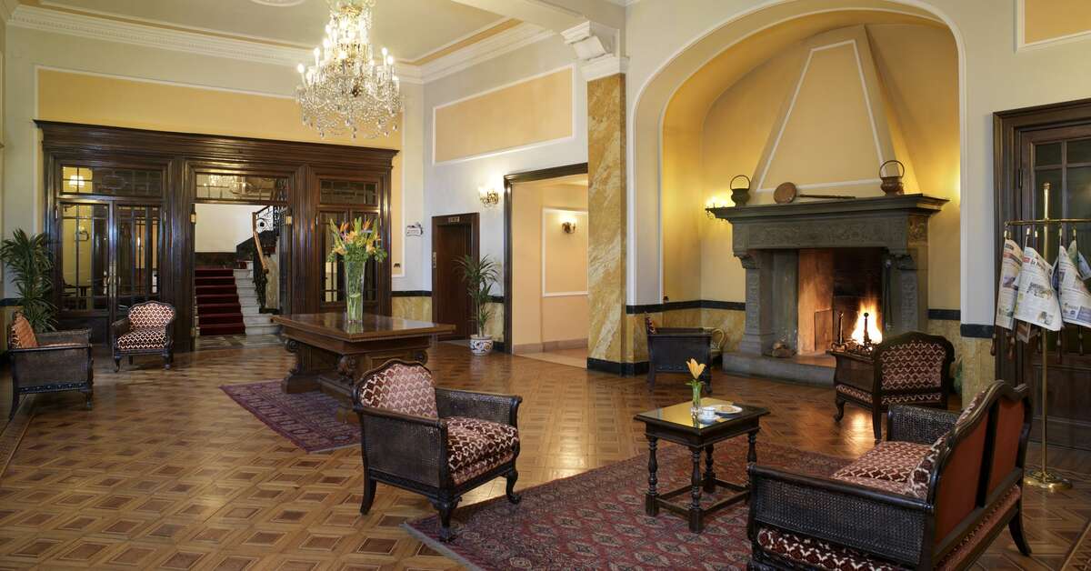Een foto van het interieur van Hotel Sina Brufani