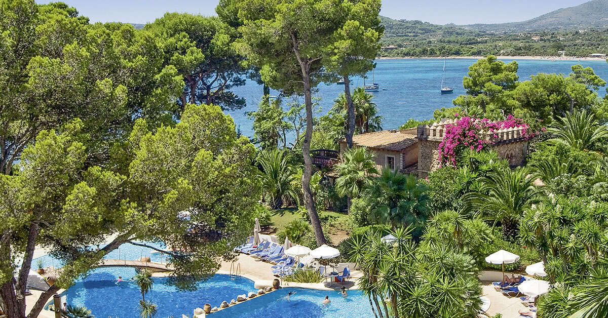 Ein Foto vom Pool im Hipotels Eurotel Punta Rotja Hotel