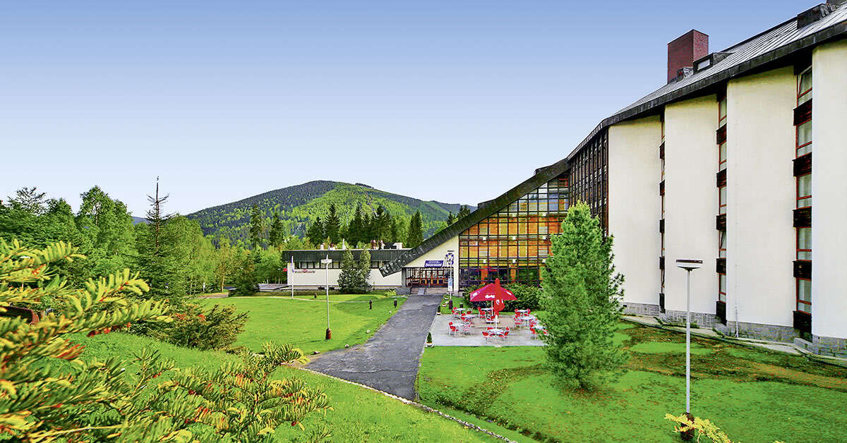 Een foto van een overzicht van Wellness Hotel Svornost