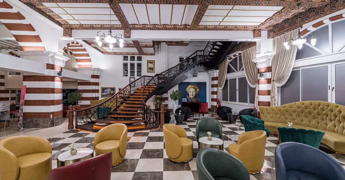 Een foto van het interieur van Orange County Kemer Resort Hotel