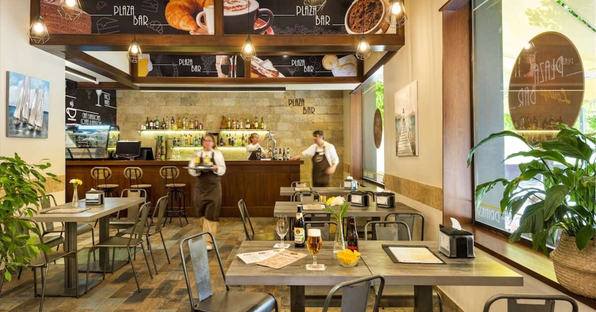 Een foto van de faciliteiten bij Hotel de Francia y Paris