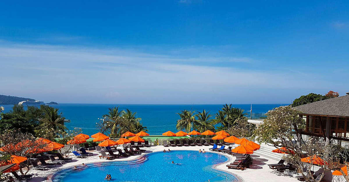 Een foto van het zwembad bij Hotel Diamond Cliff Resort & Spa