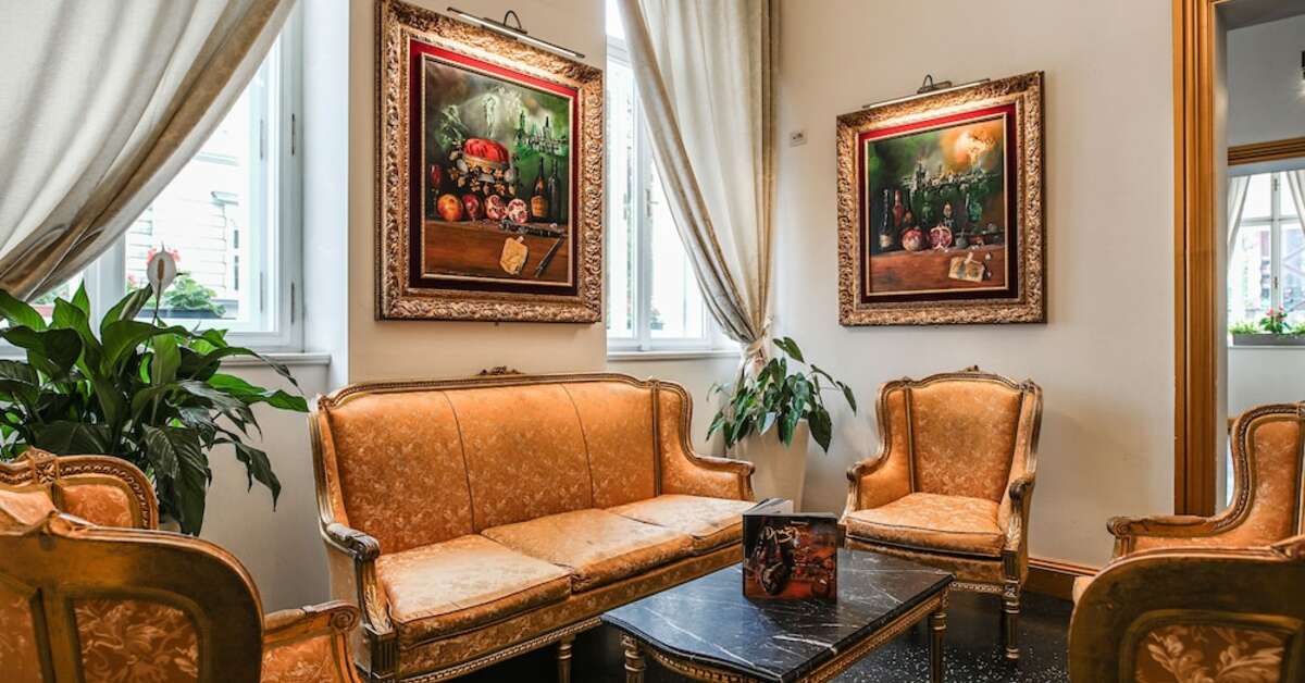 Een foto van het interieur van Hotel Assenzio