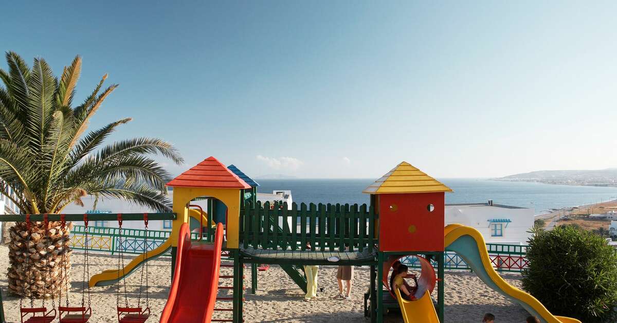 Een foto van de faciliteiten bij Mitsis Family Village Beach Hotel
