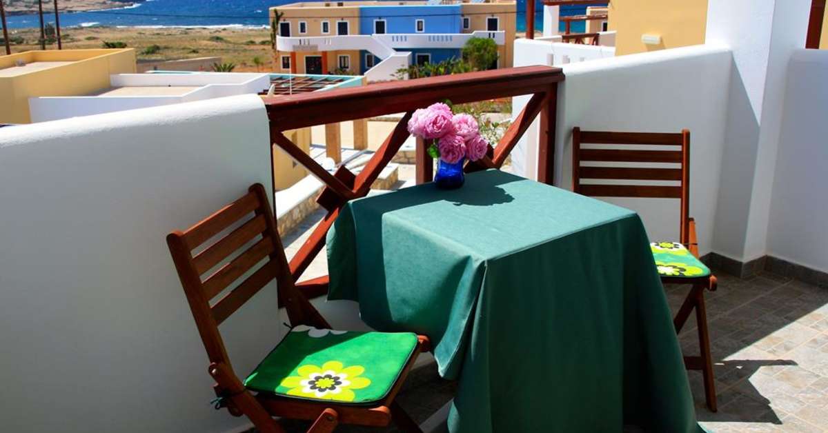 Een foto van het terras bij Appartementen Golden Sun