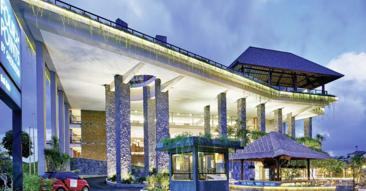 Een foto van de buitenkant van Four Points by Sheraton Bali Kuta