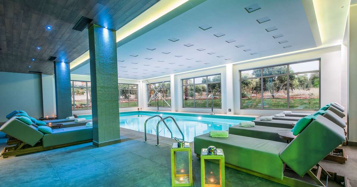 Een foto van het zwembad bij Stella Village Seaside Hotel