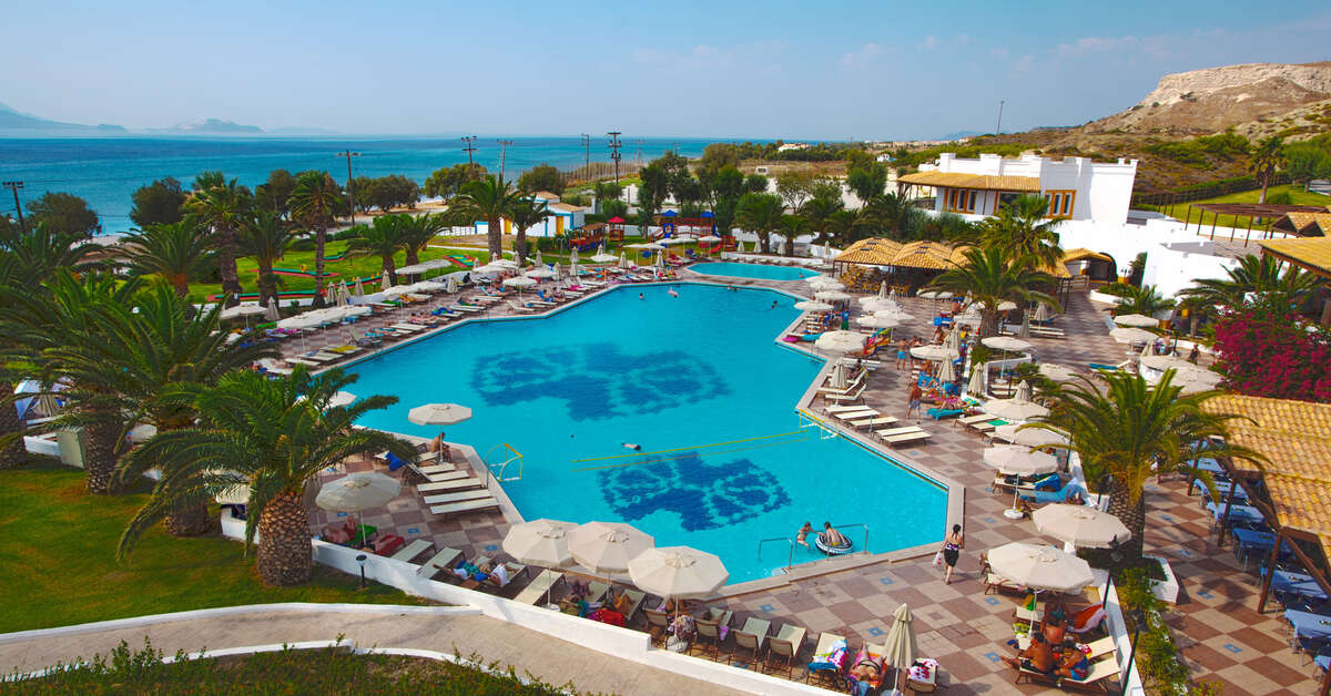 Een foto van het zwembad bij Lagas Aegean Village