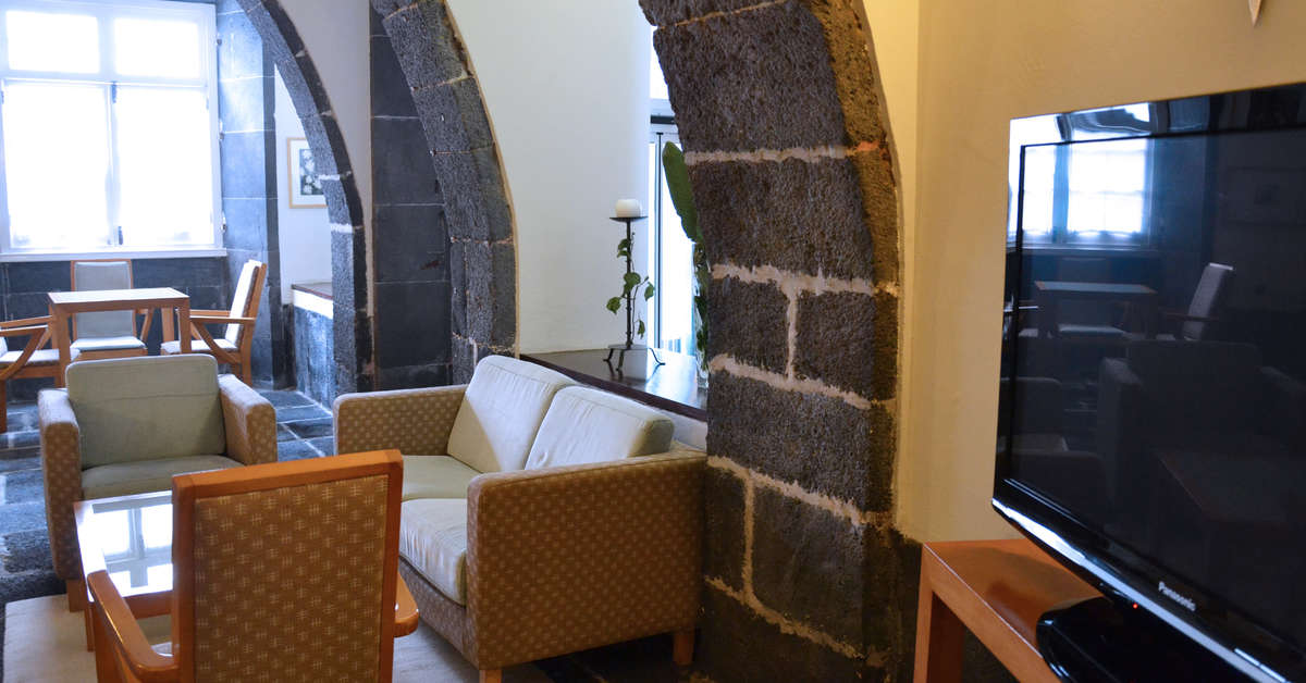 Een foto van het interieur van Hotel Do Colegio