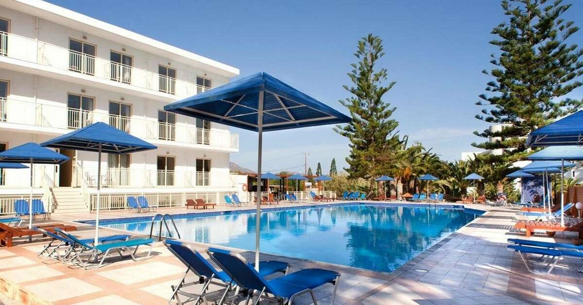 Een foto van het zwembad bij Hotel Marilena