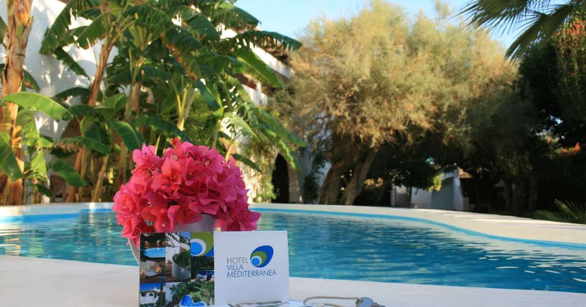 Een foto van het zwembad bij Hotel Villa Mediterranea