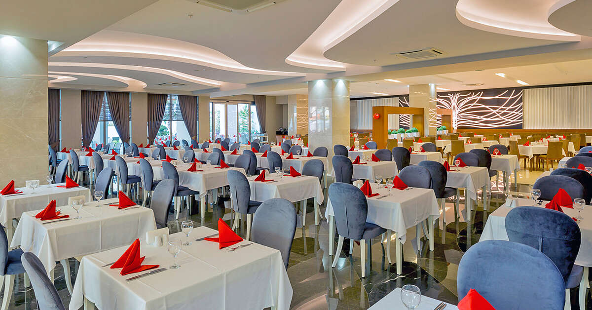 Ein Foto von den Einrichtungen im Side Sunport Hotel & Spa